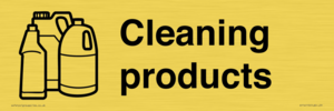 Dementia Cleaning products sign